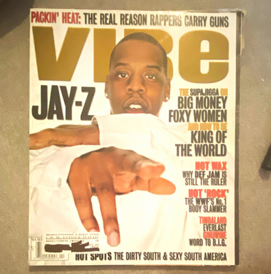 Vibe Magazine Oct 2001 Vol 8 Issue 10 Jay-Z Cover Illustrated