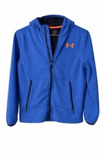 Under Armour Boys Storm Cold gear Full Zip Hooded Jacket Size YMD - 0382