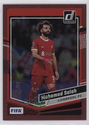 2023-24 Panini Donruss FIFA Red /99 Mohamed Salah #81 0ud4