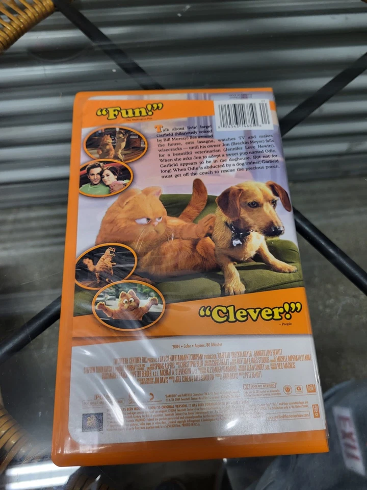 GARFIELD THE MOVIE 2004 VHS excellent condition — 第 2/4 张图片