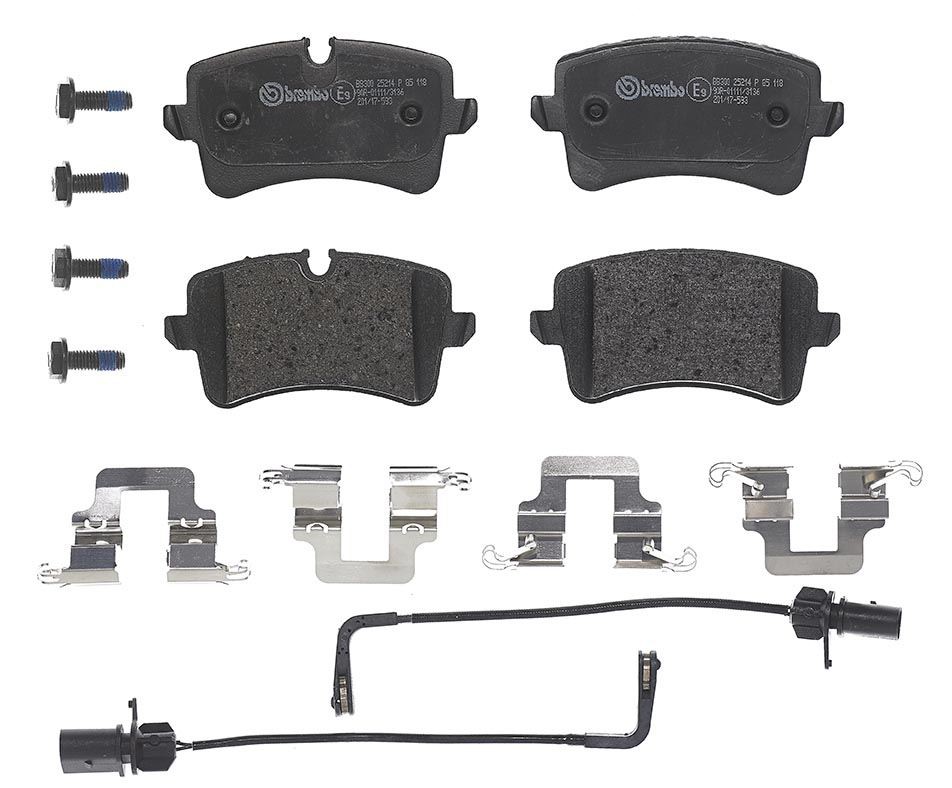 Brembo Bremsbeläge HINTEN AUDI A6 C7 4G2, 4GC + Avant 4G5 + A7 Sportback 4GA,4GF - Bild 5