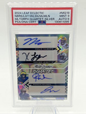 2024 Leaf Multi Graphics Quartet Auto Nabers Legette Wilson Mcmillan 210 Psa