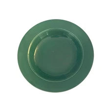 1 Harlequin Vintage Homer Laughlin Rim Soup Bowl 8.5" Spruce Green EUC