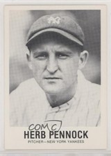 1977-84 TCMA Renata Galasso Series 3 Herb Pennock #106 HOF 0l4h