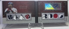 David Ortiz 2009 Topps Sterling Seasons Jersey Patch Books 1/1 Auto HOF