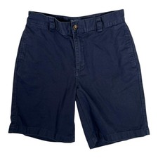 Polo Ralph Lauren Shorts Boys 10 Blue Classic Chino Twill Flat Front Casual
