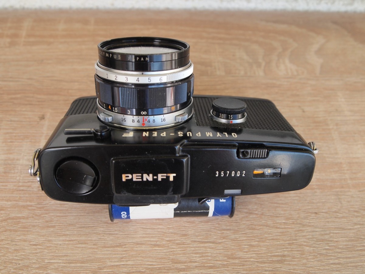 OLYMPUS PEN FT Black Half Film Camera 38mm f1.8 Lens US DUTIES