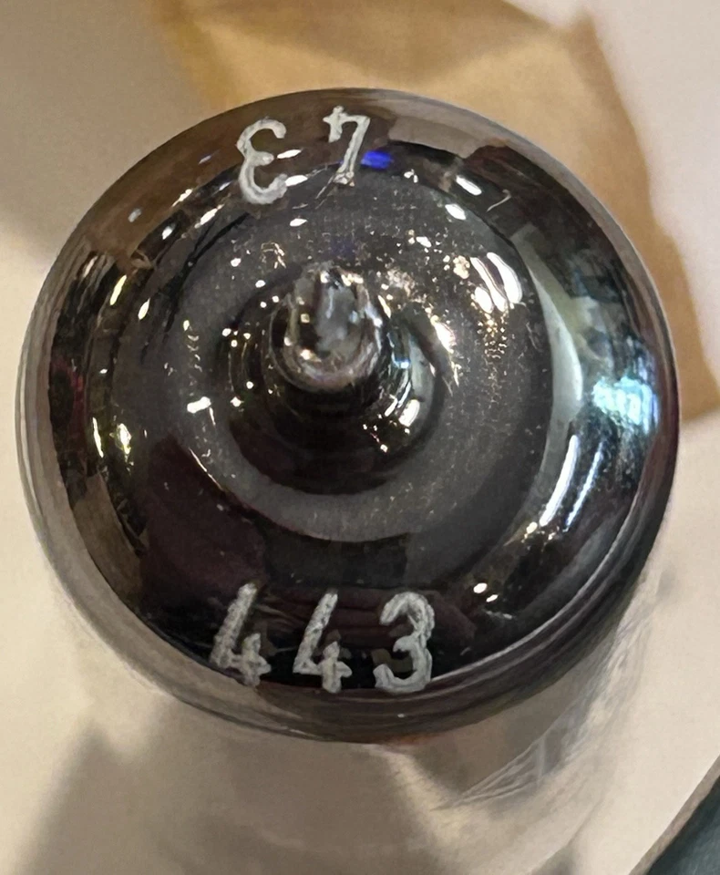 2 Nos Telefunken DC90 钻石。 复古三极管音频管 — 第 3/4 张图片