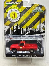 GreenLight 1:64 1987 GMC High Sierra High Sierra Pickup Truck Police Car Model 