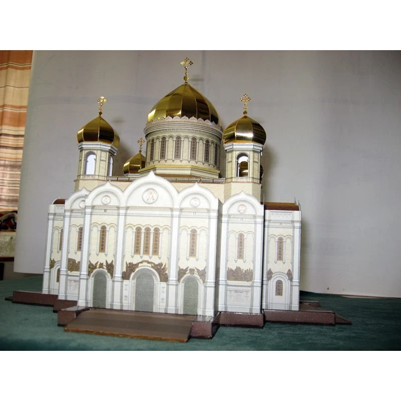 OREL 062 - 1/400 Paper model kit Architecture the Temple "Christ the Saviour" - Image 4 of 4