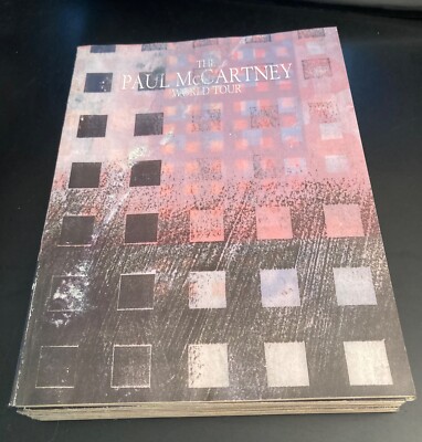 *9 Copies!!* 1989/1990 PAUL McCARTNEY WORLD TOUR PROGRAM, Oversized & Great!