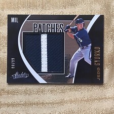 2021 Panini Absolute Jedd Gyorko Game Worn Jumbo 2 Color Pinstripe Patch #80/99