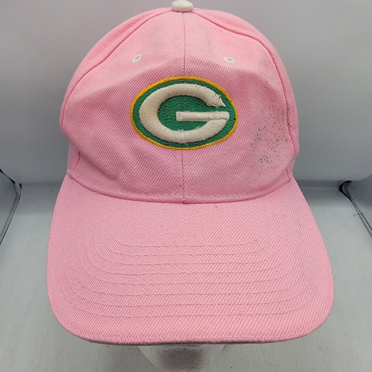 Green Bay Packers Hat Womens Pink Adjustable Baseball Cap 