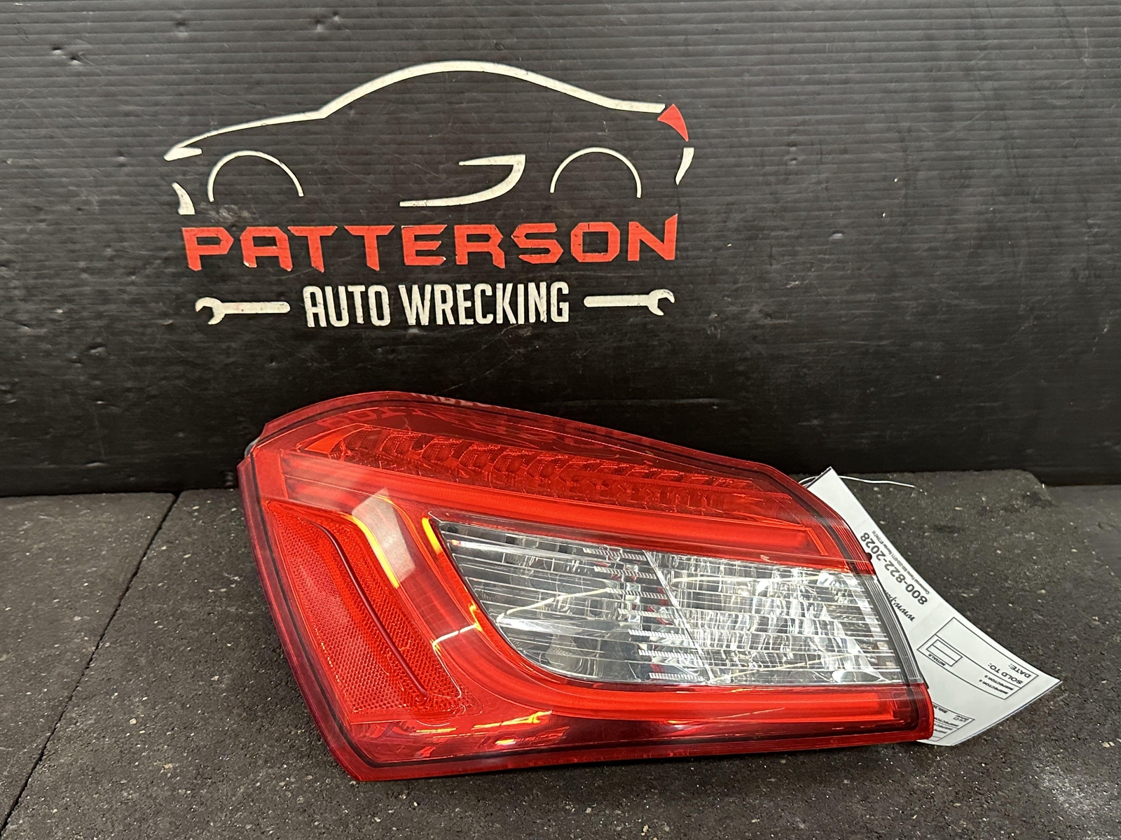 14-17 MASERATI GHIBLI DRIVER LEFT LH QUARTER MOUNTED TAIL LIGHT LAMP