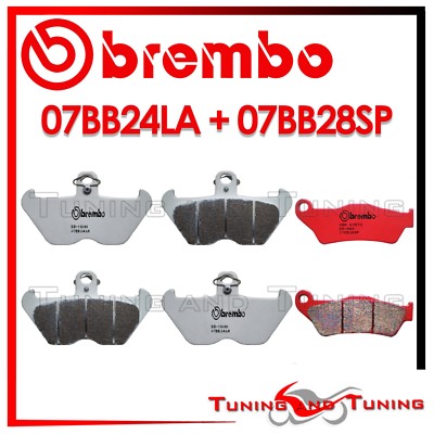 PASTIGLIE FRENO POSTERIORI BREMBO 07043 YAMAHA X-MAX IRON MAX 250 2016> 5700751000773