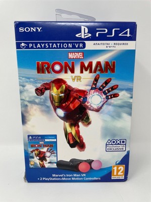 Iron Man VR PlayStation Move Controller Bundle [Sony PS4 Marvel Action] COMPLETE