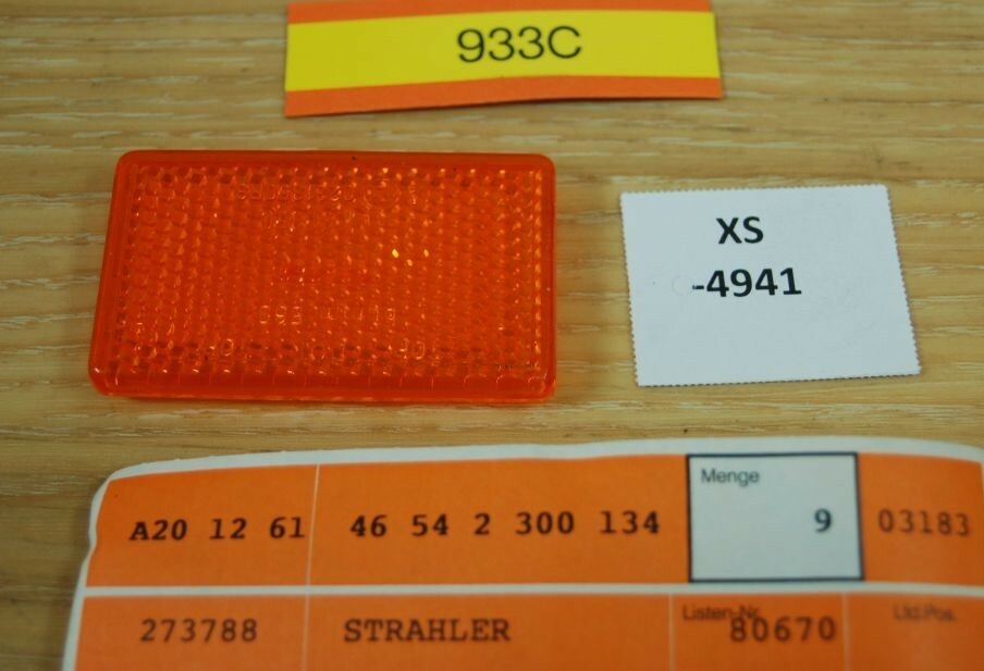 BMW C 600 SPORT 46542300134 Reflector, yellow Genuine NEU