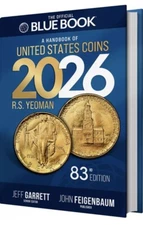 2026 Official Blue Book US Coins 83rd Edition Hardcover- Whitman *In Stock*