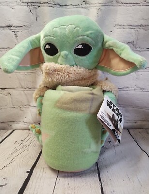 Baby Yoda Pillow Fleece Throw Blanket Set Star Wars Mandalorian The Child 