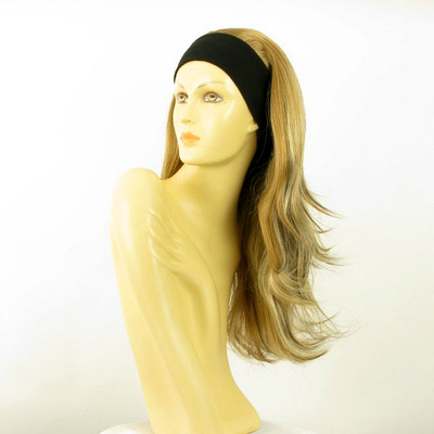 Perruque Headband Longue Blonde Cuivrée Et Chocolat NIKITA - Synthétique, Taille Moyenne, Neuf étiqueté