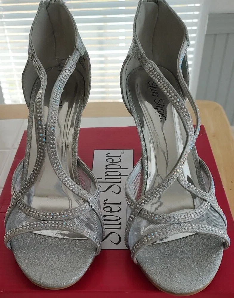 Marc Fisher Tippy 2 Women Silver Peep Toe Platform Heel - Size 9.5 Med –  Repeat Love