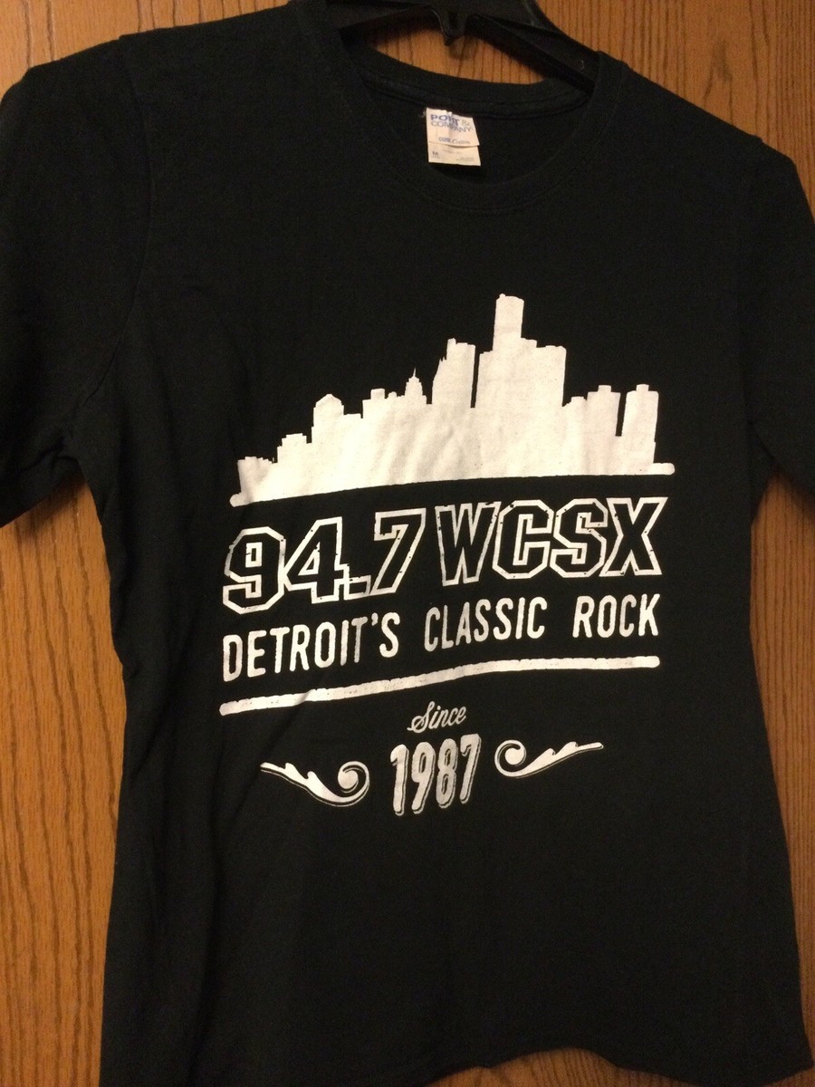 94. 7 WCSX - Detroit's Classic Rock Snce 1987 - Black Shirt