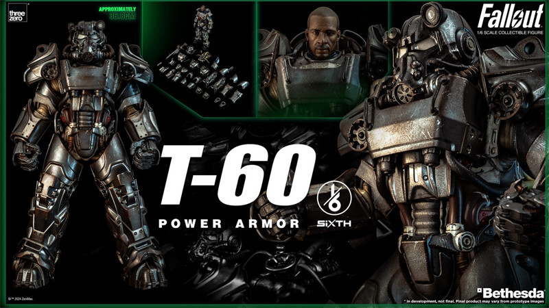 Threezero Fallout T-60 Power Armor 1/6th Collectibles Action