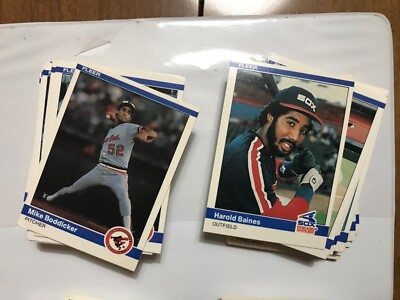 1984 Fleer Baseball #1-299 U Pick FREE SHIPPING Multi Discount UPDATED MAR 2026