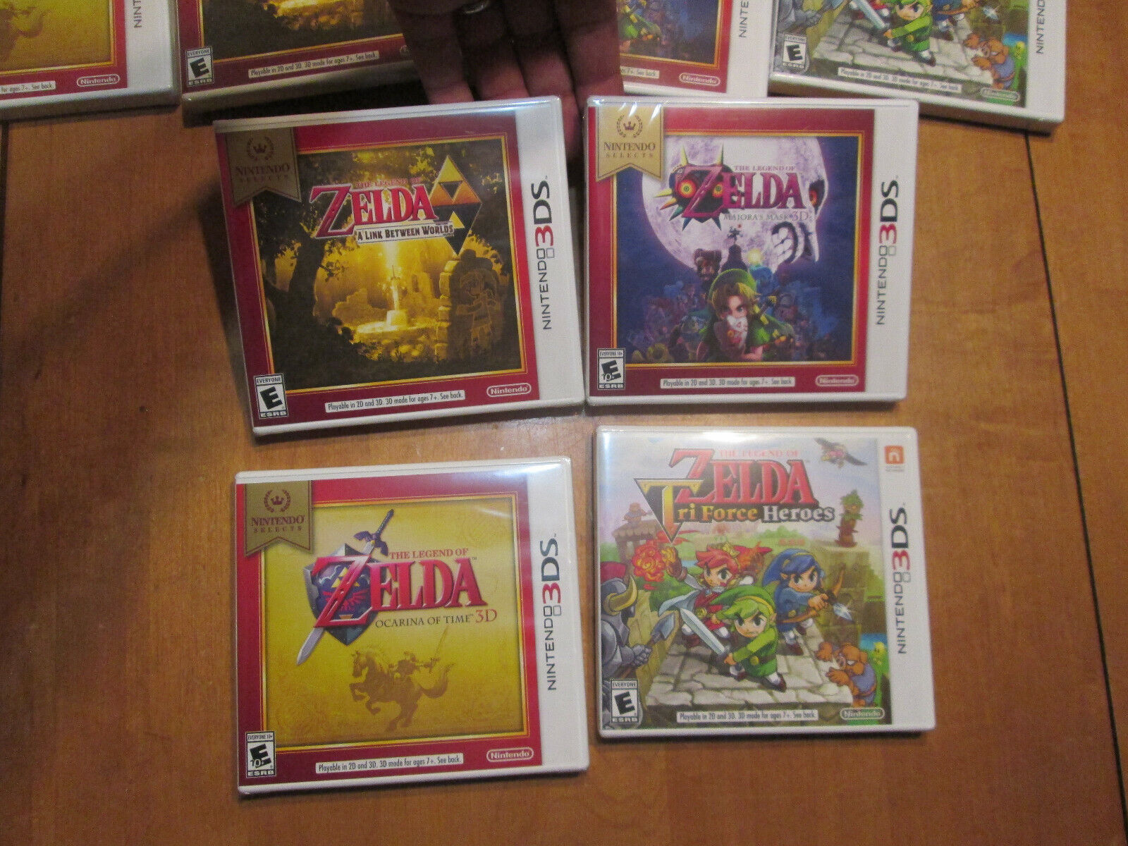 LOT 4 NINTENDO 3DS THE LEGEND OF ZELDA MAJORA&#039;S MASK 3D A LINK BETWEEN WORLDS | eBay