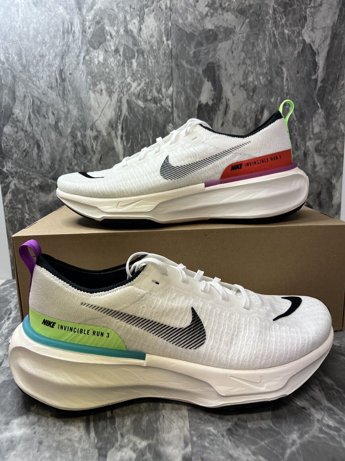 Nike ZoomX Invincible Run 3 SE FK Flyknit Mismatch Picante Blast FJ1046-100  $180