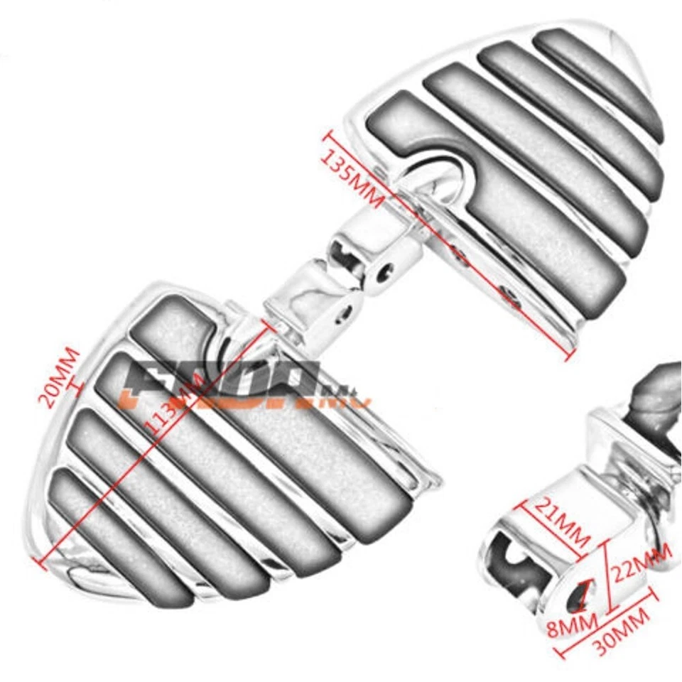 Reposapiés trasero para Honda Shadow VT1100 Sabre Spirit 1999-2007 099 Foto 3 de 4