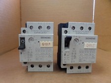 LOT OF 2 SIEMENS MANUAL MOTOR STARTER 3VU1300-1MF00 0.6-1A A AMP 3VU13001MF00