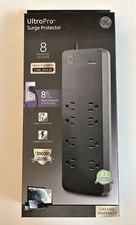 GE 8-Outlet Surge Protector Extension Strip,UltraPro Series 2160 Joules,8ft Cord
