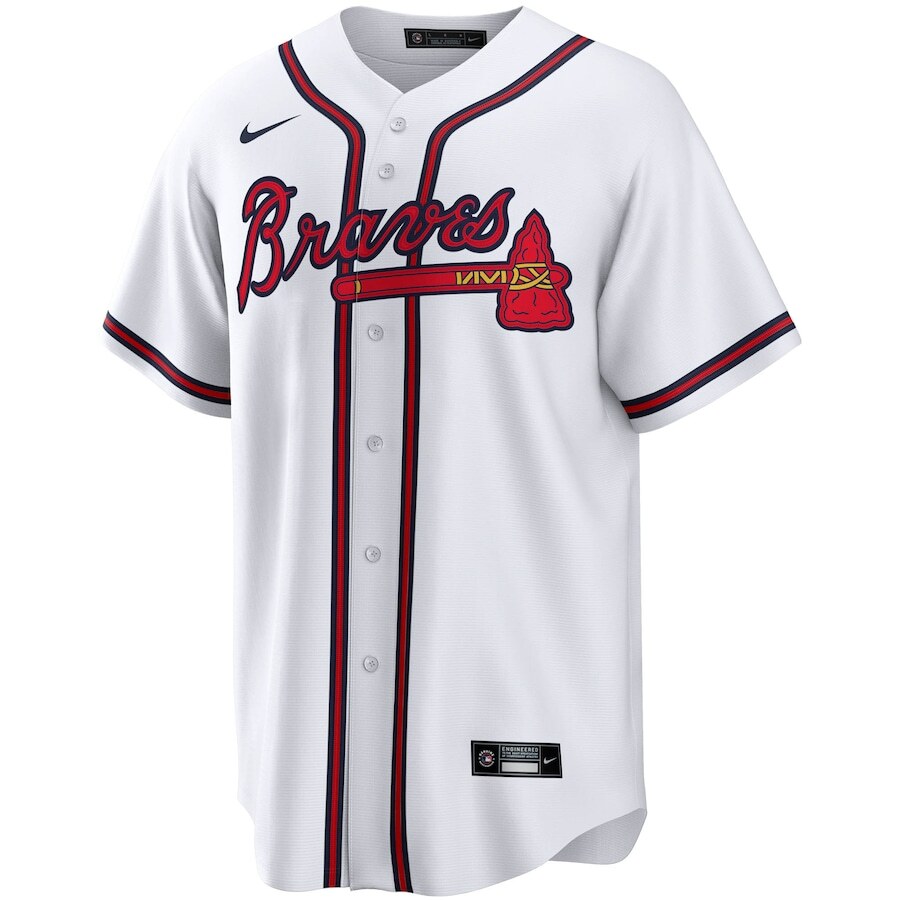 (L)送料込新品WHTE1アトランタ.ブレーブス＃13ユニフォームWHITE Atlanta Braves Ronald Acuna Jr #13 Nike White Home 2025 Official