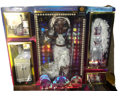 Rainbow High Rainbow Vision Rainbow Diven - Ayesha Sterling schwarz Modepuppe