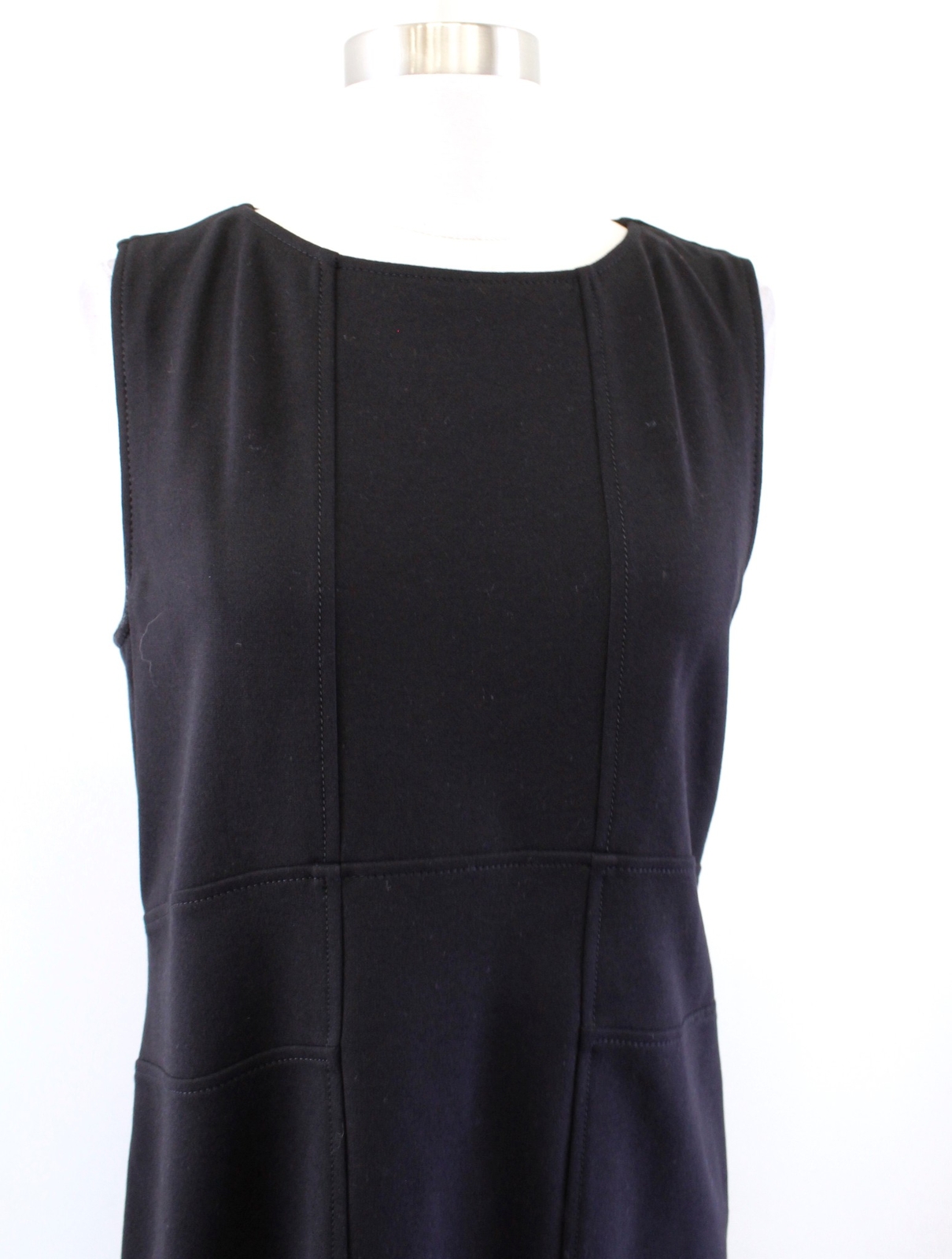 Armani Collezioni Solid Black Shaped Sleeveless S… - image 4