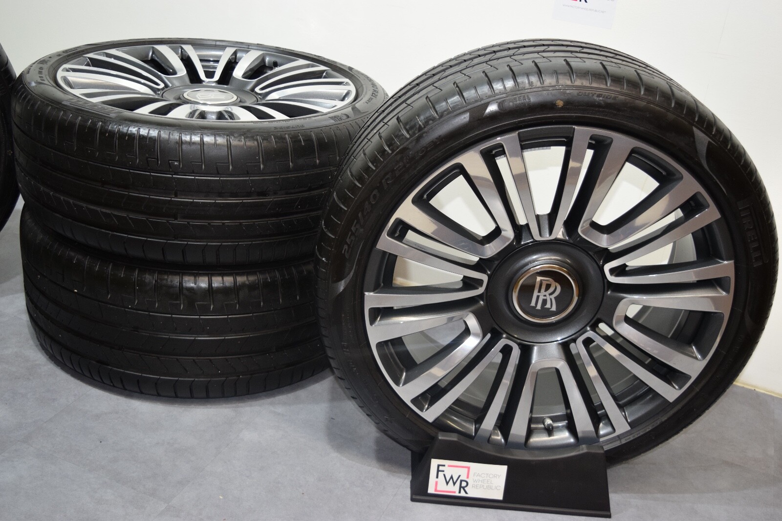 21" ROLLS ROYCE GHOST FACTORY OEM WHEELS AND TIRES RIMS 2021 2022 2023 5X112 21