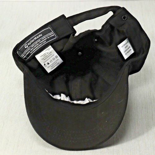 NEW w/ Tag! TaylorMade Headwear Golf CAP HAT Black ONE SIZE Unisex 100% Cotton - Picture 3 of 3