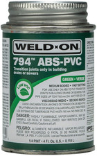 13369 794 ABS-PVC Medium-Bodied High-Strength Transition Solvent Cement - Fast-S