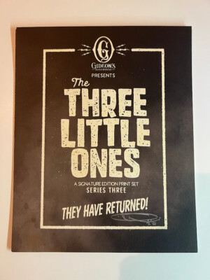 Gideons Bakehouse OCT 2023 Three Little Ones Series 3 Print Set Limited Edition