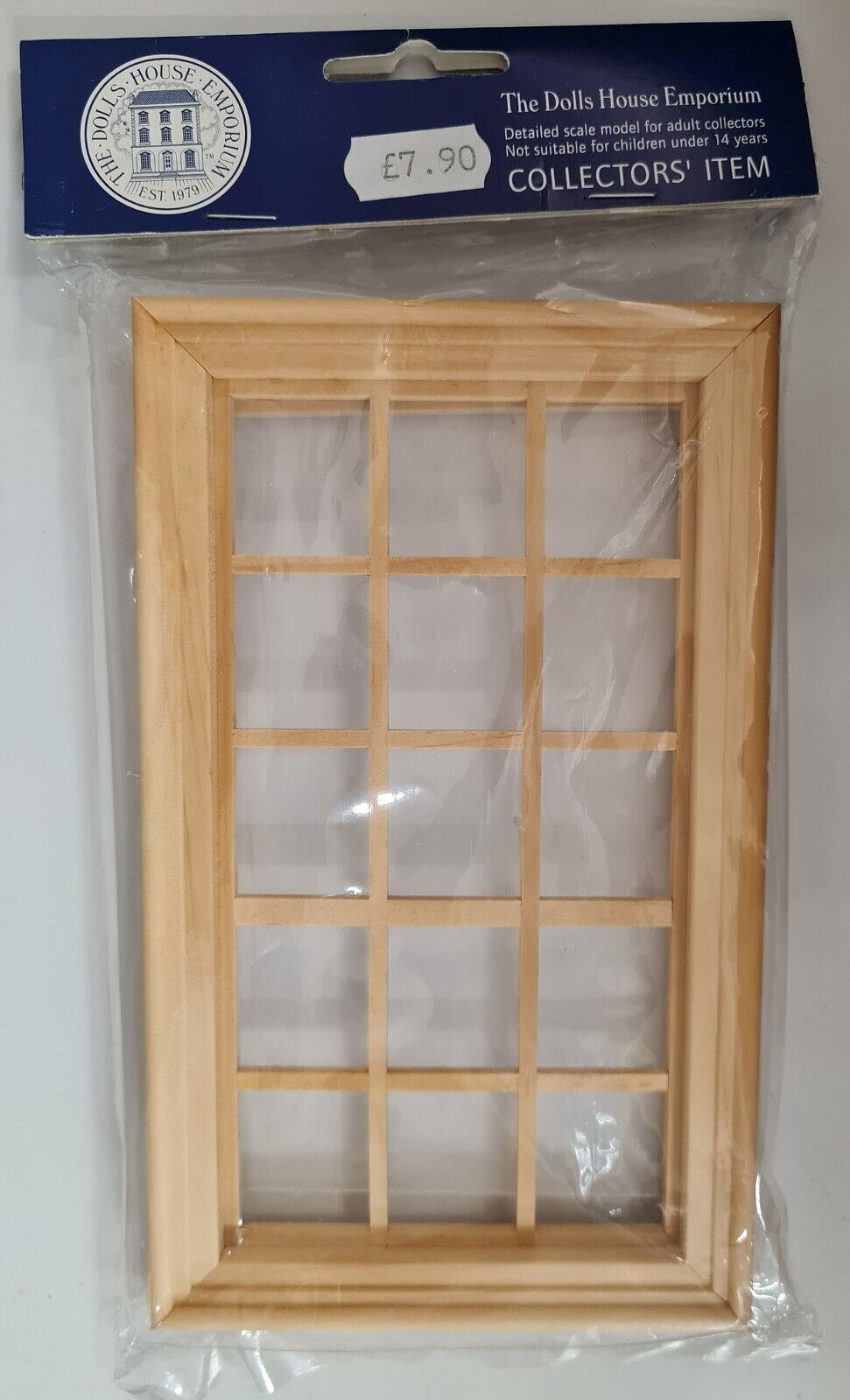 Dolls House Emporium 1:12th Scale Window Ref 7106 -unpainted wooden window frame