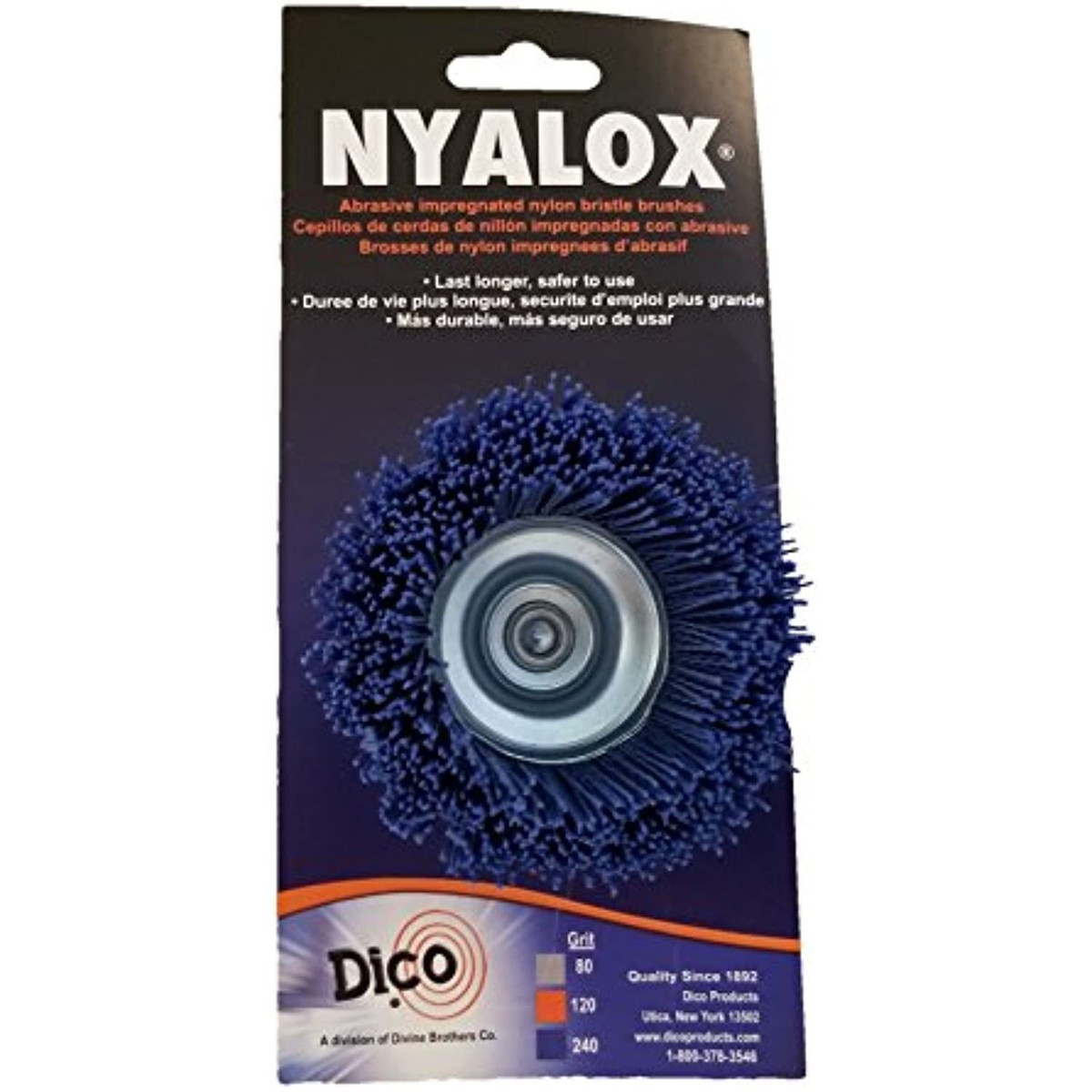 CRAZY WORKS 230×2 160 Dico 541-786-21/2 Nyalox Cup Brush 21/2-Inch Blue 240 Grit | eBay