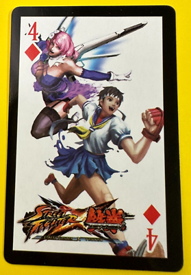 CAPCOM　サマージャム　カード Kasugano & Alisa Street Fighter Diamond4 Capcom Summer Jam Playing