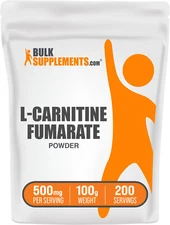 BulkSupplements L-Carnitine Fumarate Powder - 500mg per Serving