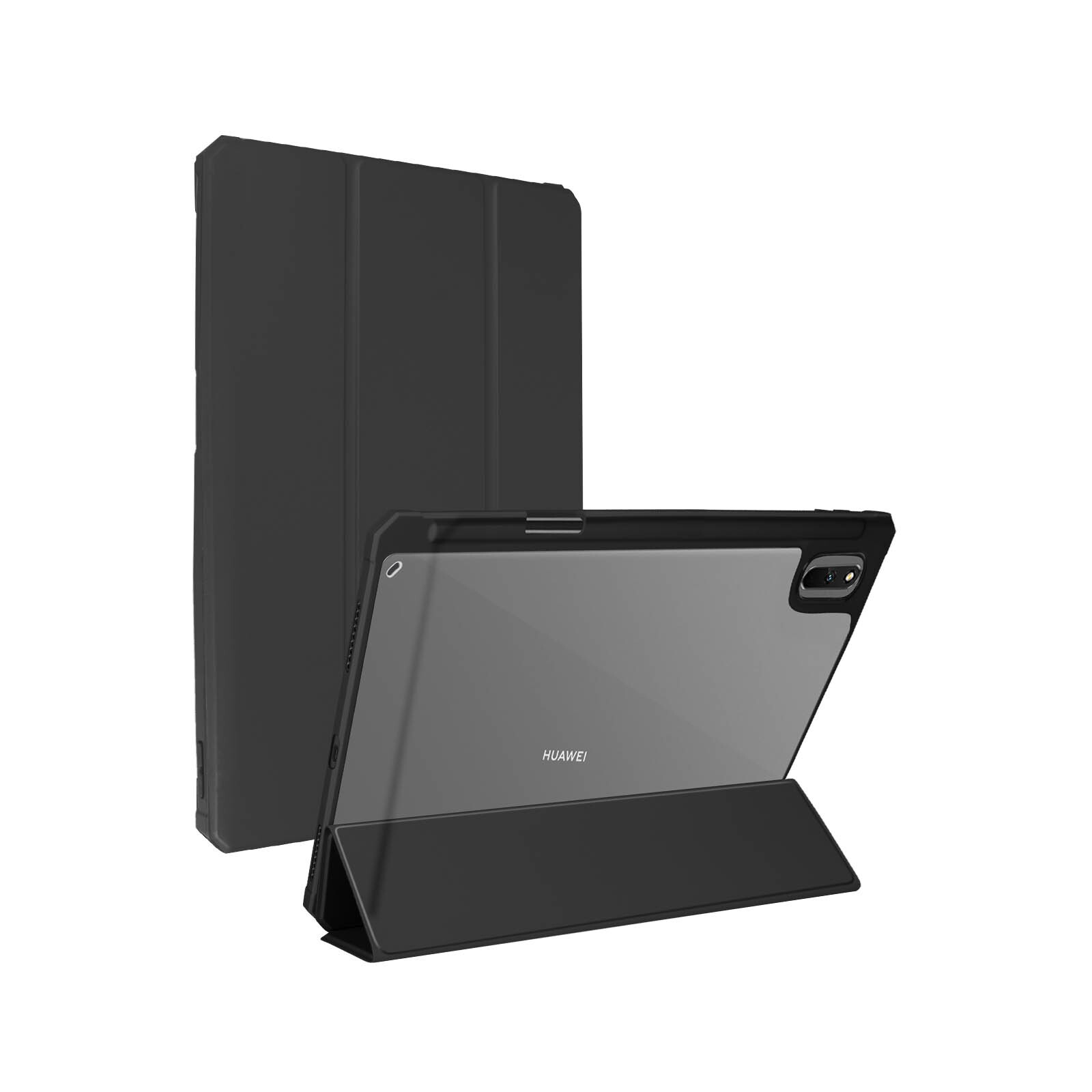 Huawei MatePad 11 Folio Case with Keyboard and Video Holder in Black or Clear
