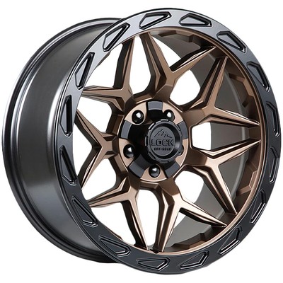 Lock Off-Road Matrix 20x9 5x5''/5x5.5'' +0mm Bronze Wheel Rim 20'' Inch