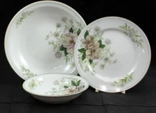 Grace Rochelle Lot of 1 Rim Soup Bowl 1 Fruit Bowl and 1 Bread & Butter Plate