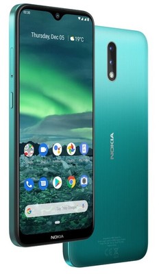 Nokia 2.3 Green 32GB 2GB 6.2'' 13+2MP Camera Dual Sim Googleplay Unlocked Phone