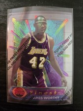 1994-95 Topps Finest Basketball - #42 James Worthy , Lakers