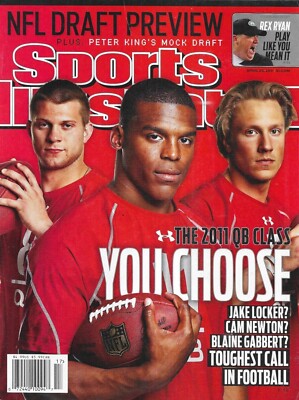 Sports Illustrated Magazine NFL Draft Preview Shin Soo Choo The Capitals 2011